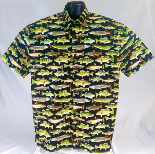 Fishing Hawaiian Shirts, T-shirts, Jackets, and Clothing